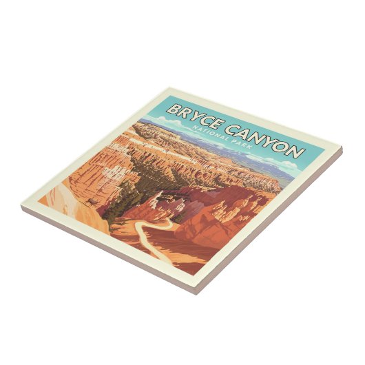Nationaal Park Bryce Canyon Tegeltje (Zijkant)