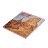 Nationaal Park Bryce Canyon Tegeltje (Zijkant)