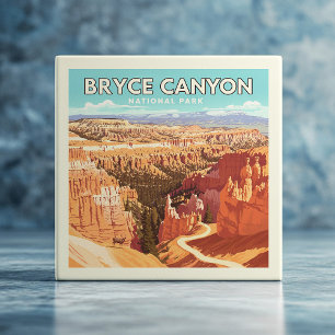 Nationaal Park Bryce Canyon Tegeltje
