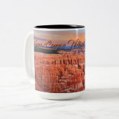 Nationaal Park Bryce Canyon Tweekleurige Koffiemok (Voorkant links)