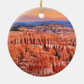 Nationaal Park Bryce Canyon Utah Keramisch Ornament (Achterkant)