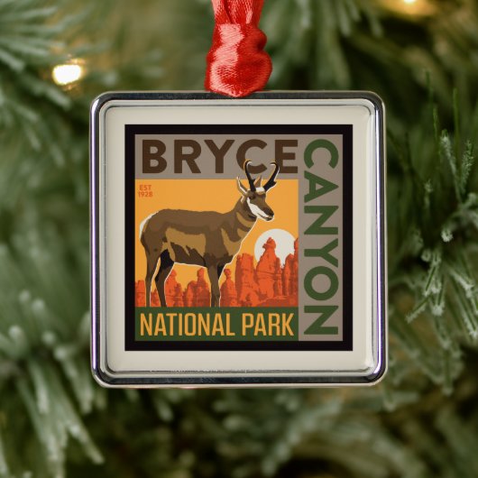 Nationaal park Bryce Canyon Utah | Metalen Ornament (Boom)