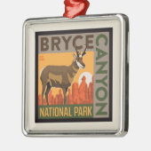 Nationaal park Bryce Canyon Utah | Metalen Ornament (Links)