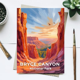 Nationaal park Bryce Canyon | Utah Travel Briefkaart