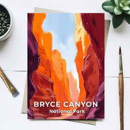 Nationaal park Bryce Canyon | Utah Travel Briefkaart