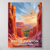 Nationaal park Bryce Canyon | Utah Travel Poster (Voorkant)