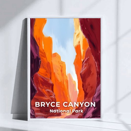 Nationaal park Bryce Canyon | Utah Travel Poster