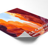 Nationaal park Bryce Canyon | Utah Travel Poster (Hoek)