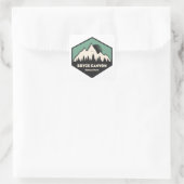 Nationaal Park Bryce Canyon Vierkante Sticker (Tas)