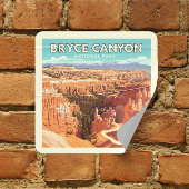  Nationaal Park Bryce Canyon Vierkante Sticker