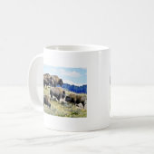 Nationaal park Buffalo Herd - Yellowstone Koffiemok (Voorkant links)