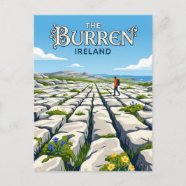 Nationaal park Burren Ierland Briefkaart
