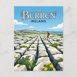 Nationaal park Burren Ierland Briefkaart