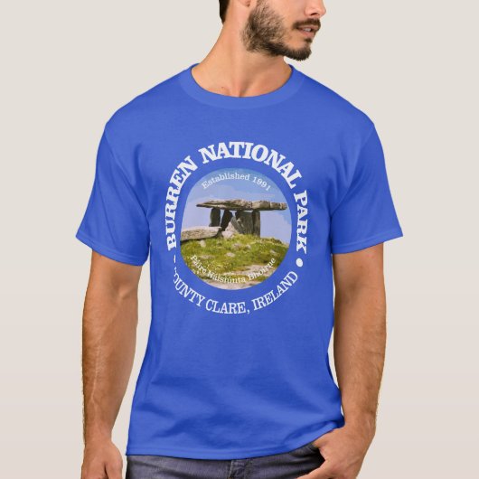 Nationaal park Burren T-shirt (Voorkant)