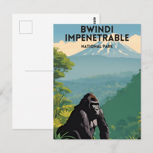 Nationaal park Bwindi Impenetrable Briefkaart (Voorkant / Achterkant)