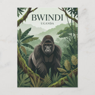 Nationaal park Bwindi Impenetrable Oeganda Briefkaart