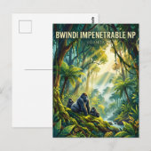 Nationaal park Bwindi Impenetrable Oeganda Briefkaart (Voorkant / Achterkant)