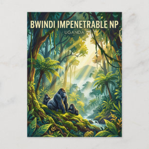 Nationaal park Bwindi Impenetrable Oeganda Briefkaart