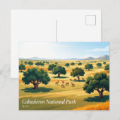 Nationaal park Cabañeros Spanje Briefkaart (Voorkant / Achterkant)