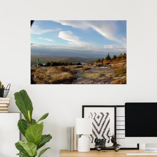 Nationaal park Cadillac Mountain Acadia Poster (Thuiskantoor)