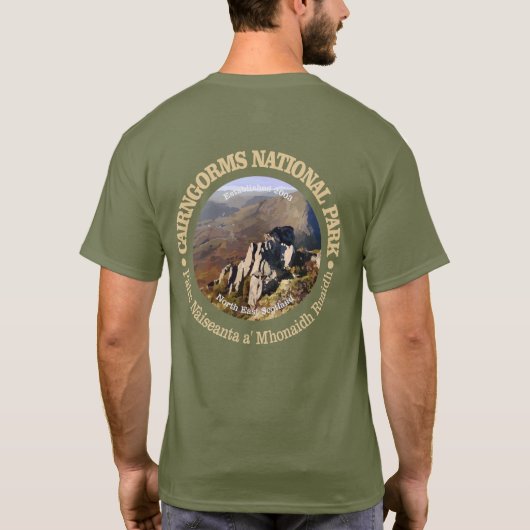 Nationaal park Cairngorms T-shirt (Achterkant)