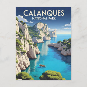 Nationaal park Calanques Frankrijk Reizen Briefkaart