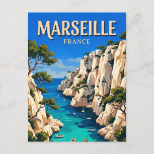 Nationaal park Calanques Marseille Frankrijk Briefkaart