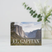 Nationaal Park Californië El Capitan Yosemite Briefkaart (Staand voorkant)