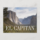 Nationaal Park Californië El Capitan Yosemite Briefkaart (Voorkant)