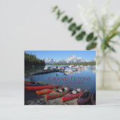 Nationaal park Canoes en Colter Bay Grand Teton Briefkaart (Staand voorkant)
