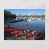 Nationaal park Canoes en Colter Bay Grand Teton Briefkaart (Voorkant)