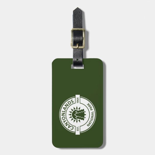 Nationaal park Canyonlands Bagagelabel (Voorkant verticaal)