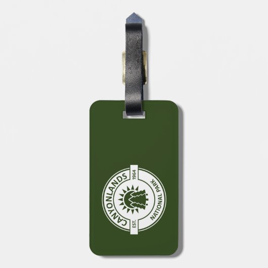 Nationaal park Canyonlands Bagagelabel (Achterkant verticaal)