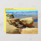 Nationaal park Canyonlands, Boulders, Utah Briefkaart (Voorkant / Achterkant)