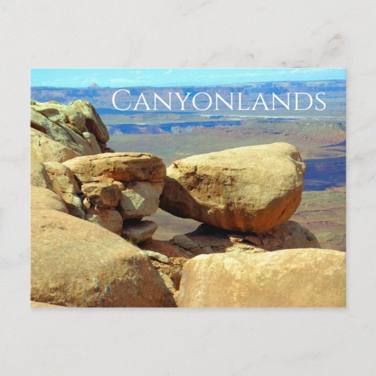 Nationaal park Canyonlands, Boulders, Utah Briefkaart (Voorkant)