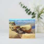 Nationaal park Canyonlands, Boulders, Utah Briefkaart (Staand voorkant)