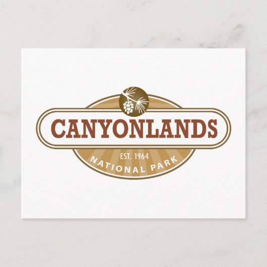 Nationaal park Canyonlands Briefkaart (Voorkant)