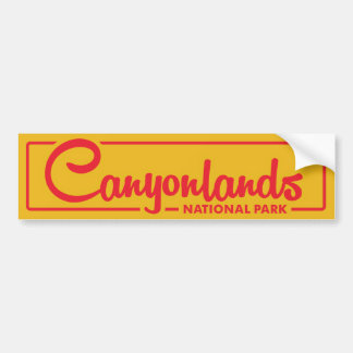 Nationaal park Canyonlands Bumpersticker
