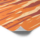 Nationaal Park Canyonlands in de Sky Retro Poster (Hoek)