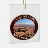 Nationaal park Canyonlands in Moab, Utah Keramisch Ornament (Rechts)