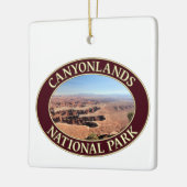 Nationaal park Canyonlands in Moab, Utah Keramisch Ornament (Links)