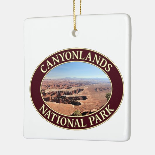 Nationaal park Canyonlands in Moab, Utah Keramisch Ornament (Links)
