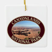 Nationaal park Canyonlands in Moab, Utah Keramisch Ornament (Voorkant)