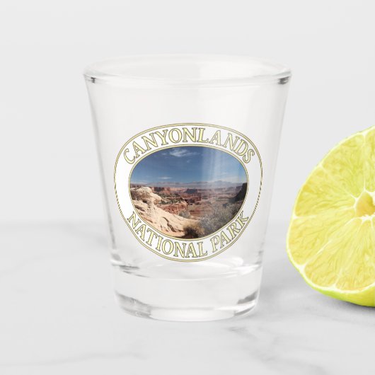 Nationaal park Canyonlands in Moab, Utah Shot Glas (Voorkant)