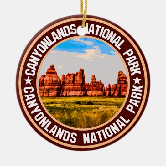 Nationaal park Canyonlands Keramisch Ornament (Voorkant)