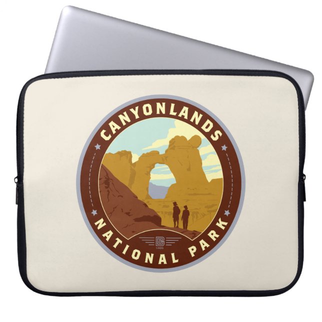 Nationaal park Canyonlands Laptop Sleeve (Voorkant)