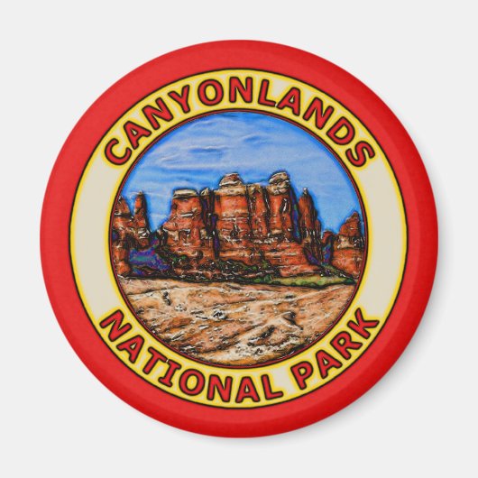 Nationaal park Canyonlands Magneet (Voorkant)