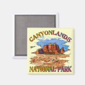 Nationaal park Canyonlands Magneet (Voorkant / Achterkant)