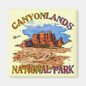 Nationaal park Canyonlands Magneet (Voorkant)
