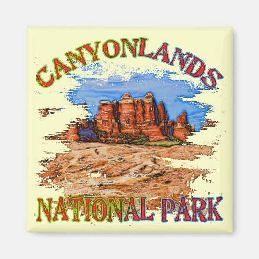 Nationaal park Canyonlands Magneet (Voorkant)